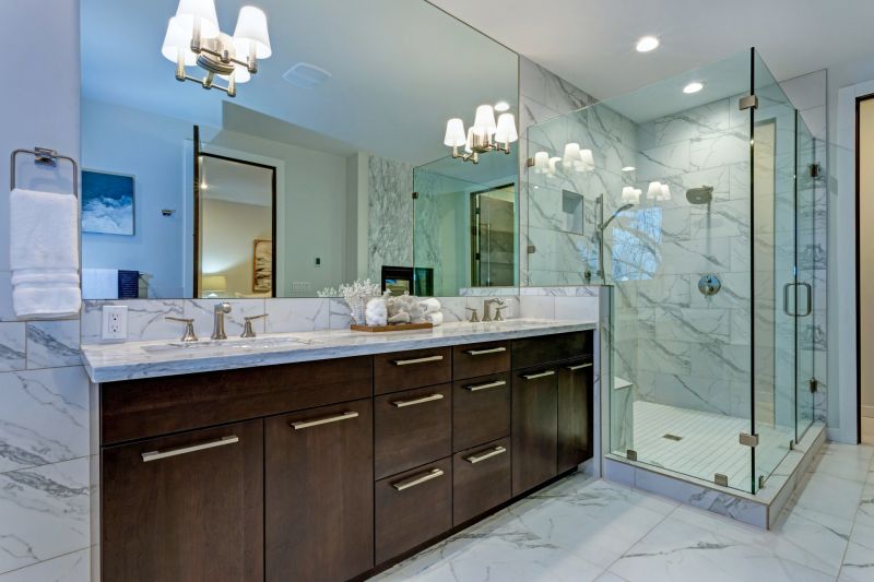 Modern Vanity and Lighting